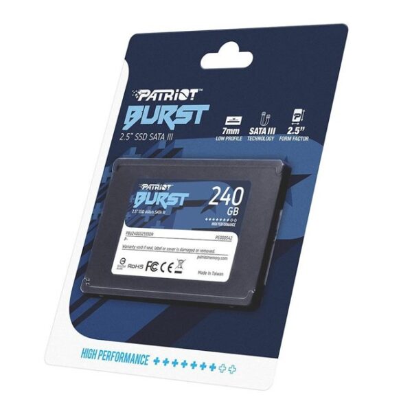 Memoria SSD 240GB 2.5" sata III PATRIOT BURST