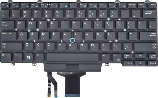 Teclado DELL E5450 INGles BACKLIT LATITUDE E7450 E5470 E7470 E7480 - Imagen 1