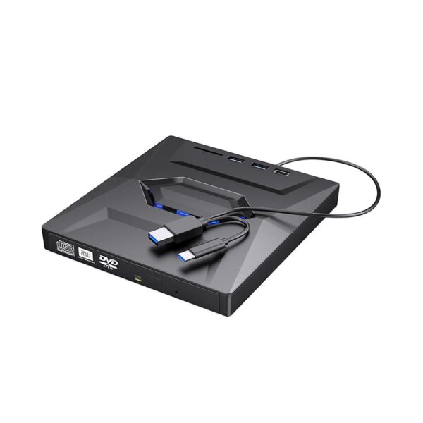 Lector Grabador DVD Externo RW USB-C SD/TF nuevo 7 en 1 - Imagen 3