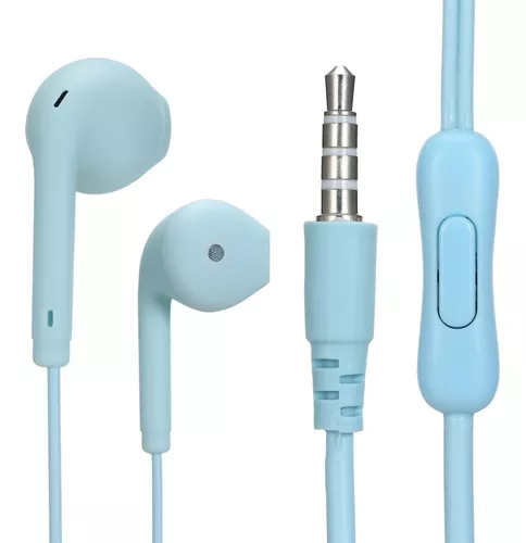 Auricular con Microfono U88 AZUL CLARO 1.2M 3MW 3.5MM