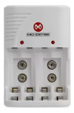 Cargador para Pilas AA AAA 9V 4 Pilas o Baterias nuevo - Imagen 2