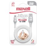 Cable Micro USB 1M Blanco MAXELL - Imagen 2