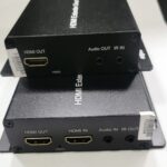 Extensor Hdmi 200M CAT-5/6 con Fuente EXTenDER RJ45 TX/RX