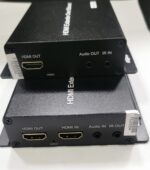 Extensor Hdmi 200M CAT-5/6 con Fuente EXTenDER RJ45 TX/RX