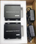 Extensor Hdmi 200M CAT-5/6 con Fuente EXTenDER RJ45 TX/RX - Imagen 3