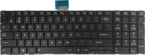 Teclado Toshiba L70-A US L75-A L70-B L75-B S70-A S75-A C855 L50 S50-A ING S50T-A - Imagen 2