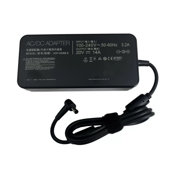 Cargador Asus 20V 14A 280W 6.0X3.7mm nuevo Asus ROG Strix G814 GX551QS G732LWS - Imagen 3