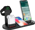 Cargador USB multiple 3 en 1 Lighting Micro USB Type-C  Wi-Fi Airdops - Imagen 2