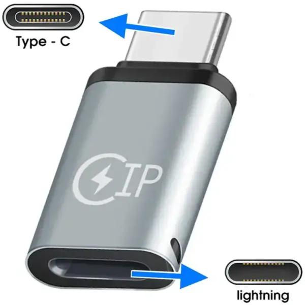 Adaptador USB-C Macho a Lightning Hembra nuevo OTG para Iphone