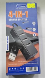 Adaptador USB 2.0 4P Hub08 YOOKIE 4 en 1 - Imagen 2