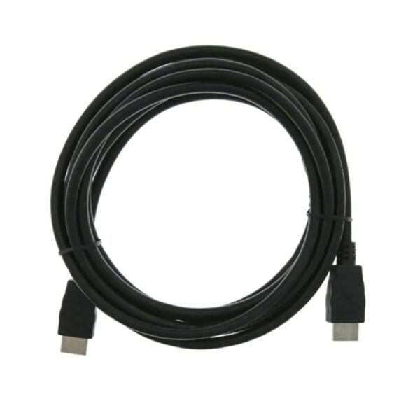 Cable Hdmi 6m Liso Caucho Negro - Imagen 2