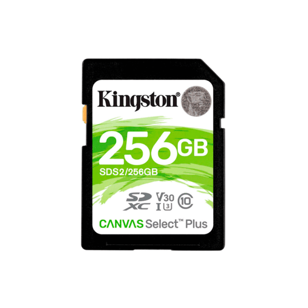 Memoria SD 256gb Canvas PlUS Cl10 Kinsgton, Nuevo - Imagen 2