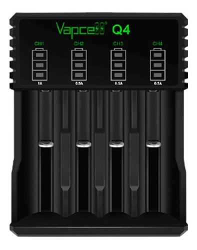 Cargador para Pilas 18650 AA AAA VAPCELL De Lujo