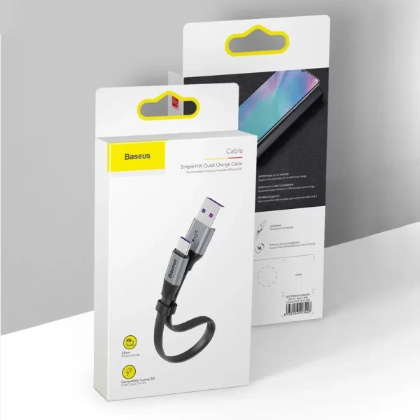 Cable USB-C BaseUS CATMBJ-BG1 Gris/Blanco - Imagen 3