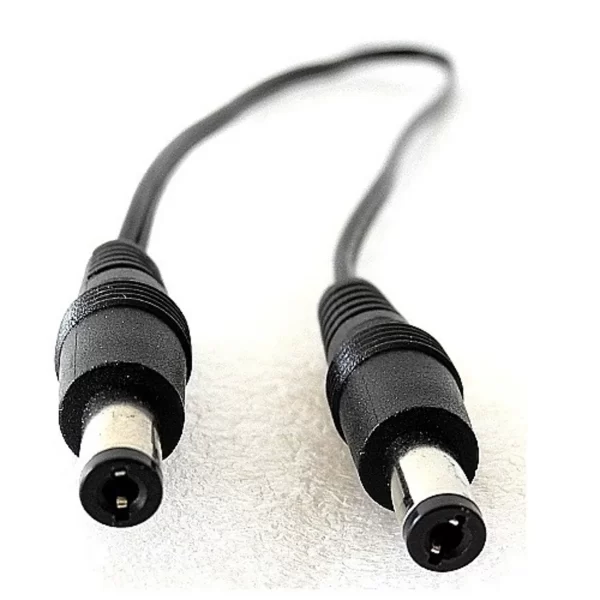 Cable macho 5.5x2.5mm alimentacion Router nuevo DVR Camaras. - Imagen 3