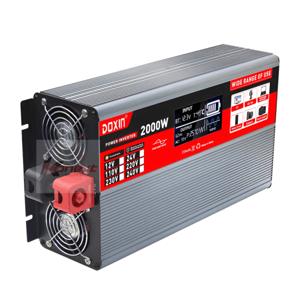 Inversor de Voltaje 12V a 220V 2000W