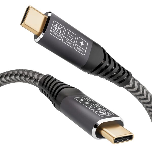 cable USB-C 3 metros de 5A version 3.2
