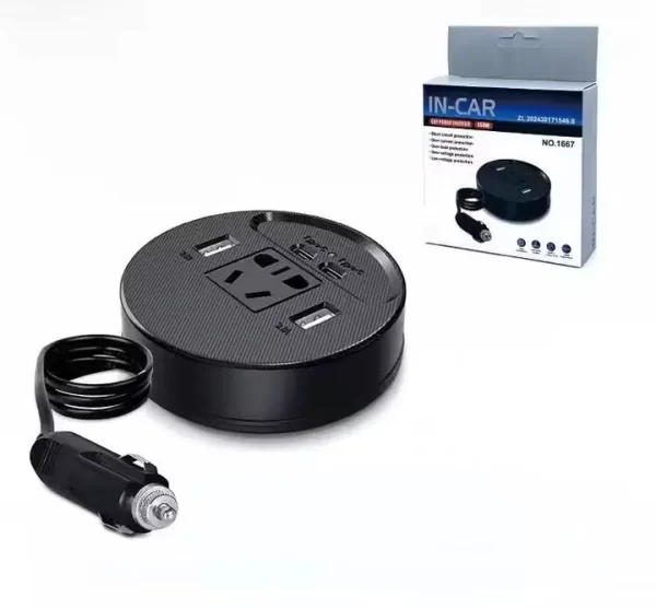 Inversor de Voltaje 12V o 24V a 220V 150W