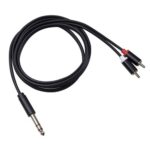 Cable PLUG 6.5MM a 2 RCA