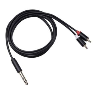 Cable PLUG 6.5MM a 2 RCA