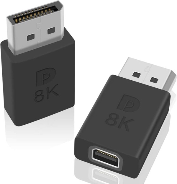 Adaptador Displayport Macho A Mini Displayport Hembra 4k
