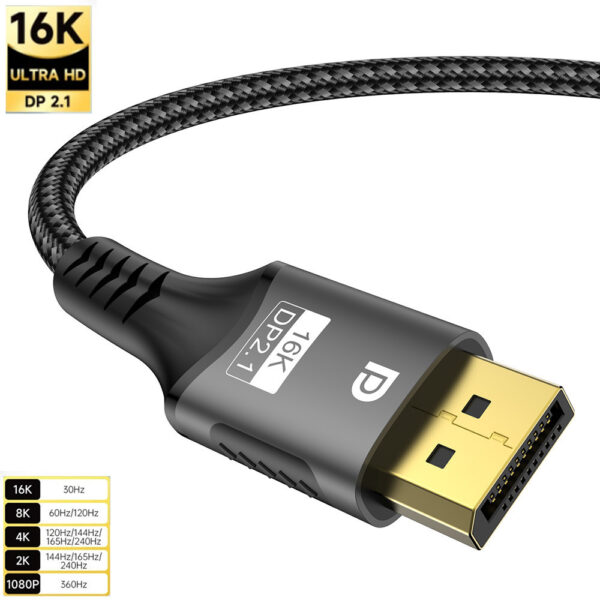 Cable Displayport V 2.1 16K DP 2.1