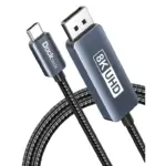 Cable USB-C a DisplayPort 8K 2