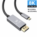 Cable USB-C a DisplayPort 8K 2