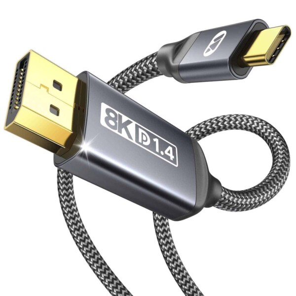 Cable USB-C a DisplayPort 8K 2