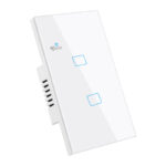 Interruptor SMART 2 Botones TOUCH FLT2SWZ ZIGBEE+SMART LIFE