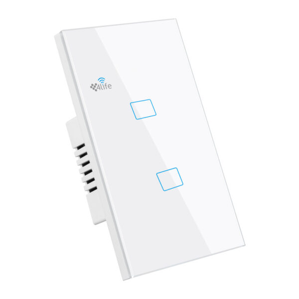 Interruptor SMART 2 Botones TOUCH FLT2SWZ ZIGBEE+SMART LIFE