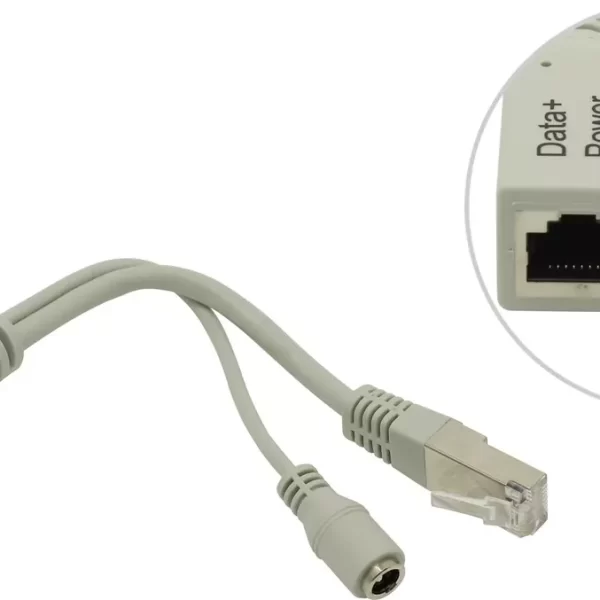 INYECTOR POE RBPOE MIKROTIK GRIS DATA + POWER SIN FUENTE OEM INYECTOR POE RBPOE MIKROTIK