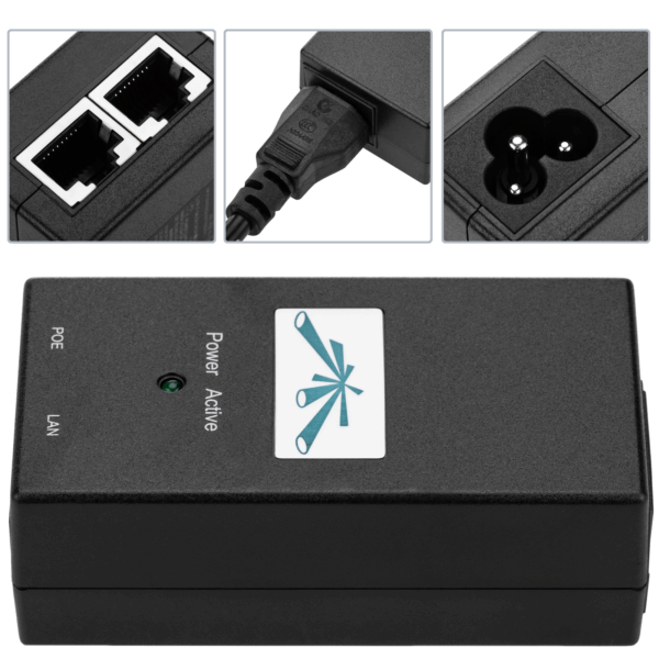 Inyector PoE 15V 0.8A