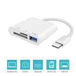 OTG USB-C con USB 3.0 + SD + TF 3 EN 1