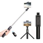 Tripode para Celular con Soporte para Camara disparador inalambrico a Bluetooth nuevo Baston Selfie - Imagen 2