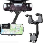 Soporte para Celular 360 grados nuevo con Extensor por spejo retrovisor - Imagen 3