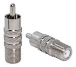 Adaptador con CONECTOR MACHO RCA