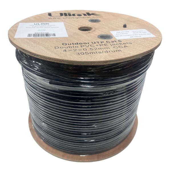 Cable Red UTP X Metro Cat 6 100% Cobre Externo