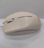 Mouse USB sate A-512 1000CPI 3 BOTONES BEIGE - Imagen 2