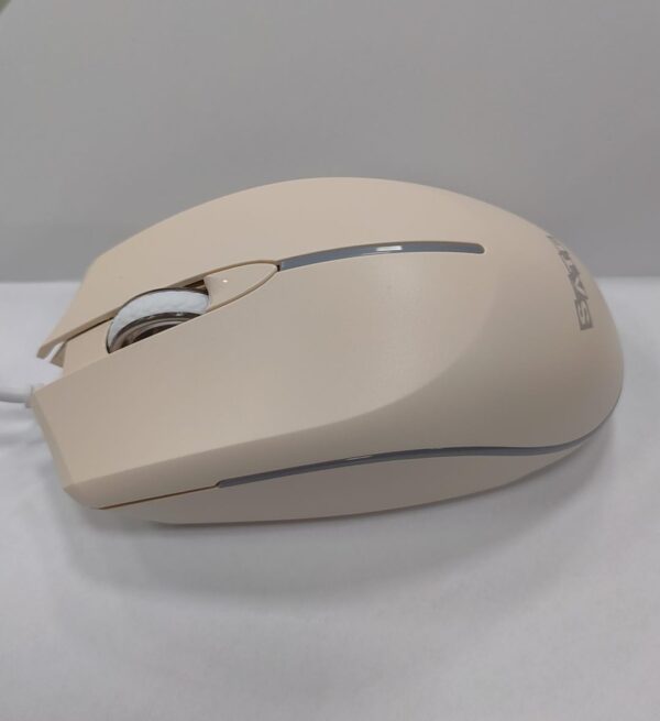 Mouse USB sate A-512 1000CPI 3 BOTONES BEIGE - Imagen 2