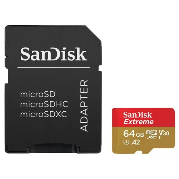 MEMORIA MICRO SD 64GB SANDISK EXTREME 170MB/S 4K A2
