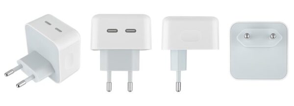 Cargador para Iphone 50W 14 PRO sin Cable USB-C X2 A Lighting MHJF3ZP - Imagen 2