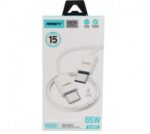 Cable USB-C a USB-C 1M 65W BLANCO Z-037 ANSTY - Imagen 3