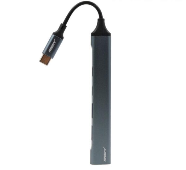 Hub USB-C a USB-A 2 USB 2.0 + 1 USB-C + 1 TYPE C CARGA 65W UA-04 ANSTY - Imagen 2
