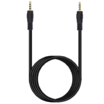 Cable auxiliar estéreo TRRS 2.5mm a 3.5mm