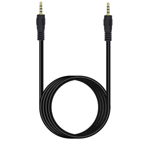 Cable auxiliar estéreo TRRS 2.5mm a 3.5mm