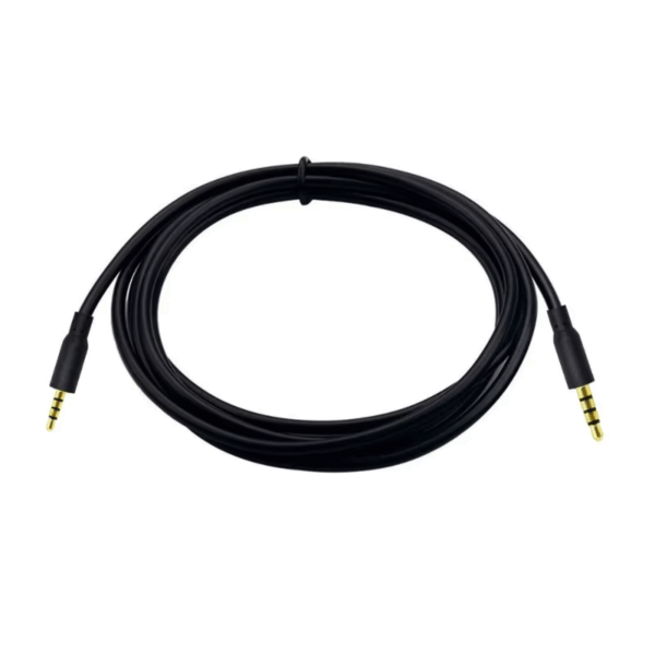 Cable auxiliar estéreo TRRS 2.5mm a 3.5mm