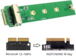 Adaptador de Disco SSD 12+16 a PCI-E Nvme