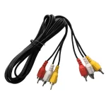 Cable AV nuevo 3 rca de 3 metros