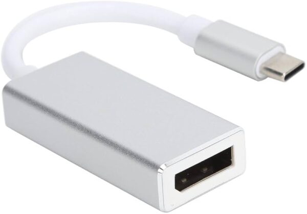 Adaptador USB-C a DisplayPort hembra USB 3.1 nueva Thunderbolt 3 a DisplayPort DP MacBook Pro Galaxy S20 - Imagen 3